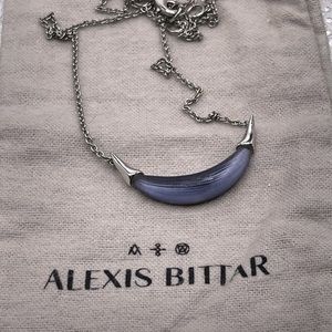Alexis Bittar crescent necklace